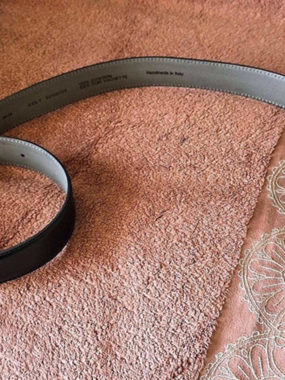BOSS Eslly Leather Belt Black Size 90-36